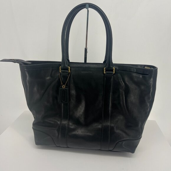 Coach | Men's Bleecker Black Business Tote 70600 - Picture 1 of 11